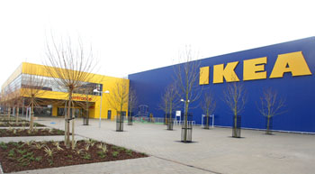 Ikea store exterior