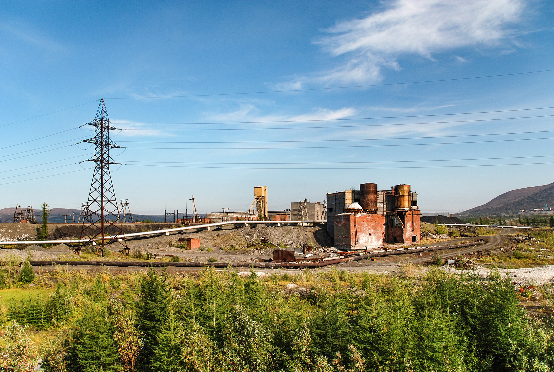 Disused cobalt mine in Russia