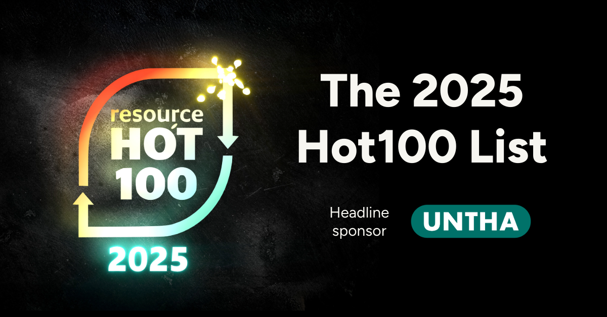 Card for the 2025 Resource Hot100