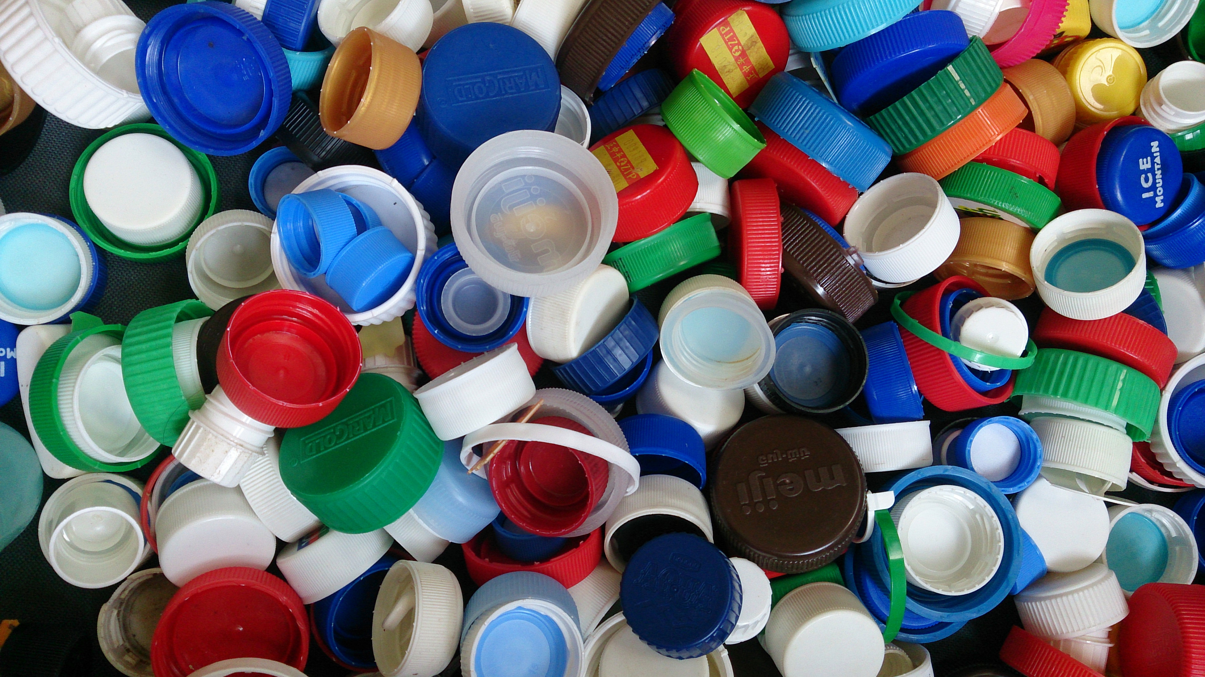 what to do with plastic bottle caps