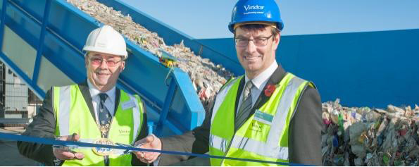 Viridor plastics recycling facility officially opens