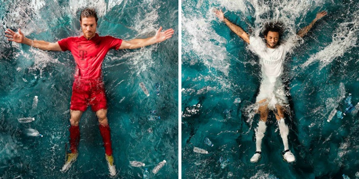 Adidas launch recycled ocean plastic football kits 