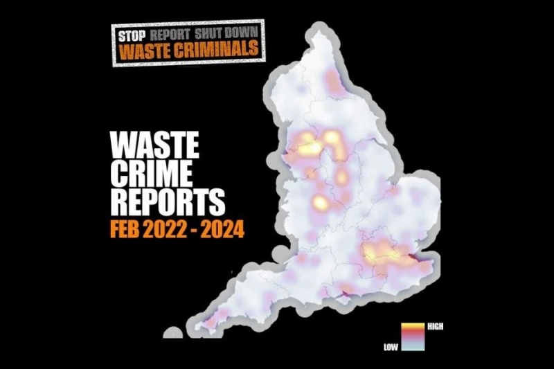Environment Agency waste crime map