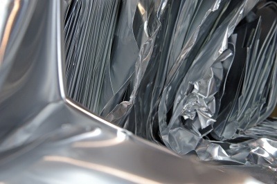 sheets of aluminium
