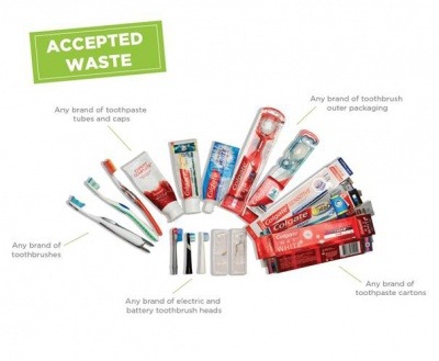 Colgate launches UK recycling service for toothpaste tubes and toothbrushes The accepted items in the Colgate recycling scheme