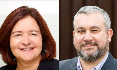 Louise Grantham and Graeme Milne from REPIC