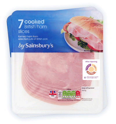 Sainsbury’s trialling colour-changing smart label for ham