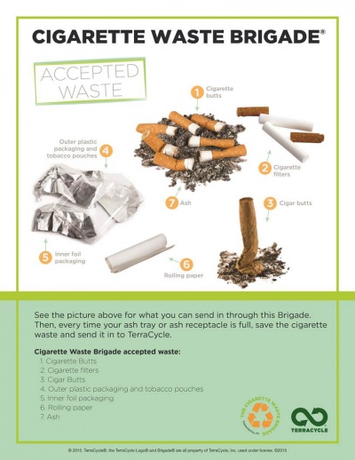 Smoking waste recycling programme launched
