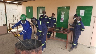 Waste Aid's roof tiling project in The Gambia