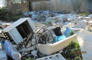 Hampshire waste boss jailed for repeat fly-tipping offences 