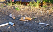 Cigarette litter