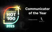 Resource Hot100 card announcing category of Communicator of the Year