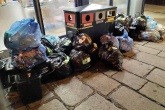 Stickered bin bags in Guernsey