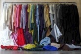 An image of a rail of clothing