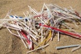 Single-use plastic straws