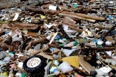 beach plastic waste