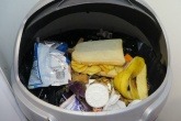 food waste in bin