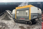  UNTHA XR3000C mobile shredder at Bloomfield Recycling's depot