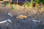 Cigarette litter