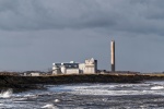 Lynemouth Biomass Power Station on the Northumberland coast