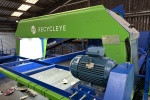 Optical sorting machine at a recycling plant