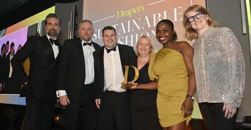 SATCol team receive Drapers Sustainable Fashion Award