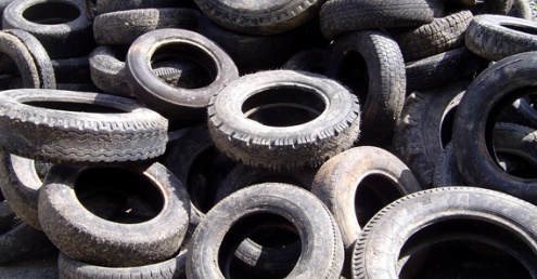 Whole used tyres for recycling