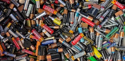 Discarded batteries