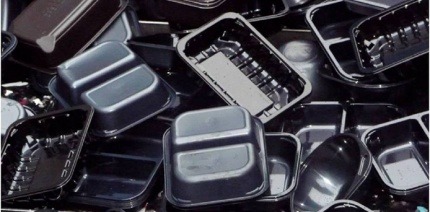 Supermarket plastic trays