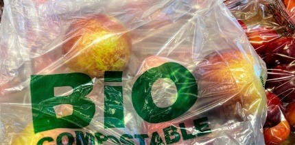 Compostable plastic bag