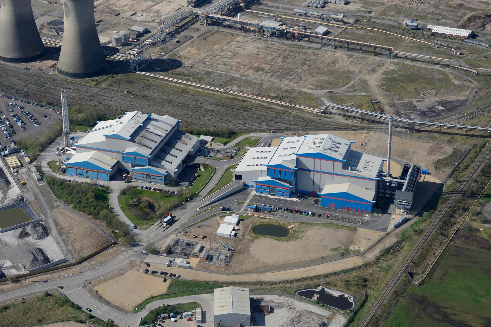 Aerial image of Suez efw facilities at haverton hill